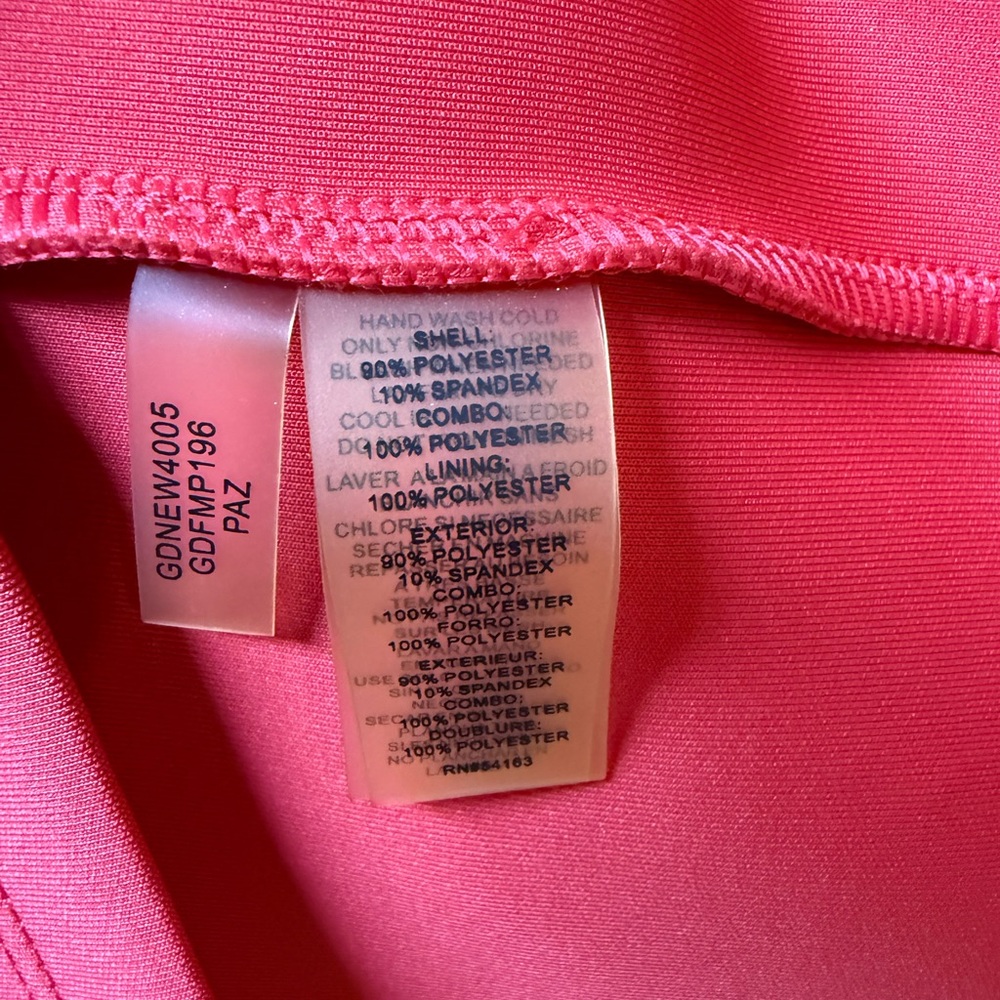 GUESS Red Mesh-Panel Bodycon Mini Dress - Picture 7 of 8